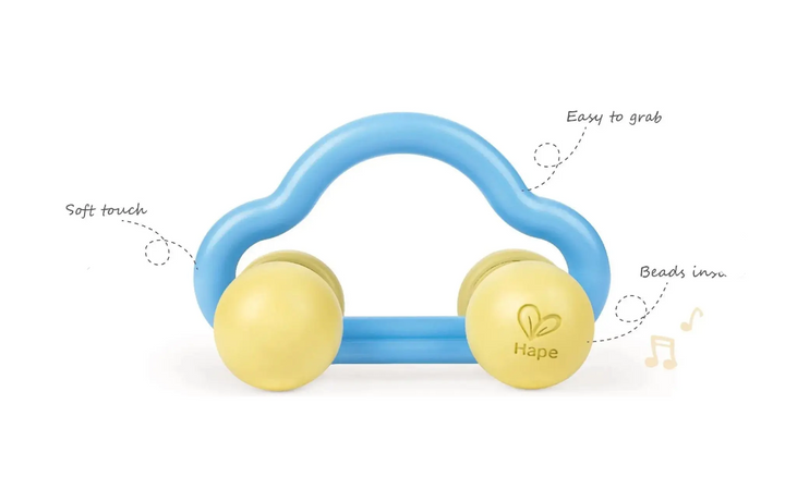 Rattle & Roll Toy Car For Teething Babies