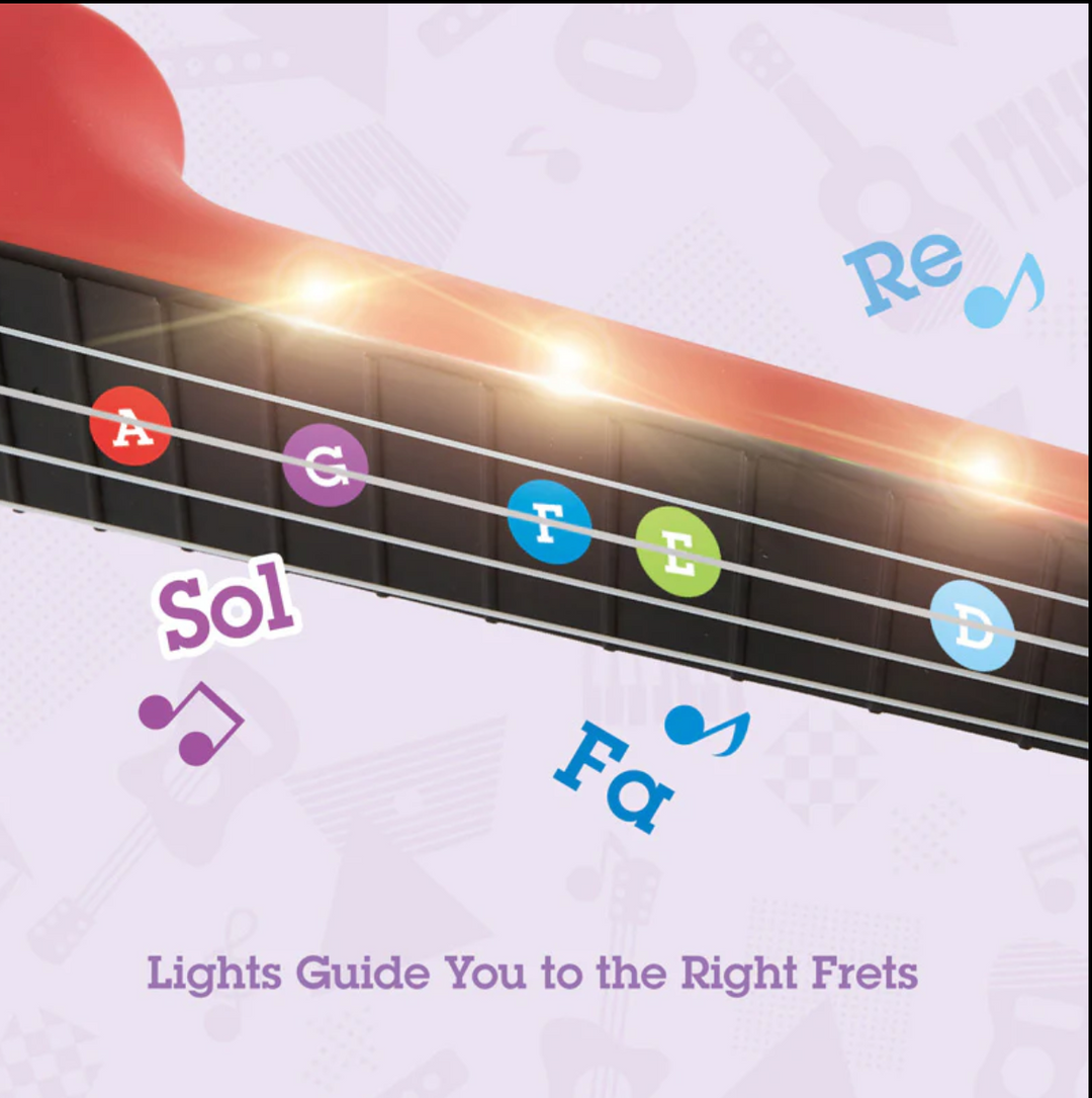 Learn with Lights Ukulele - Red
