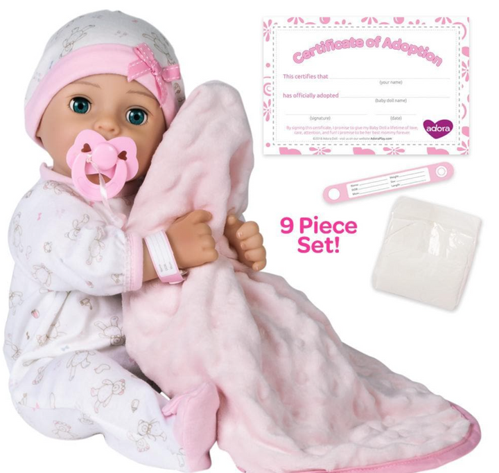 Adoption Baby Hope Doll Bundle - Victoria's Toy Station