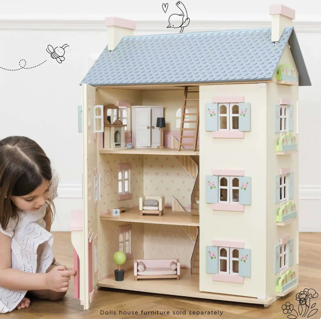 Victorian Dollhouse  Wooden Dollhouse for Little Girls – Little Wonder & Co