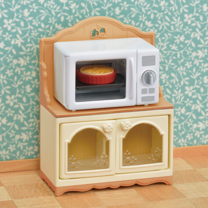 MICROWAVE CABINET CALICO - Victoria's Toy Station