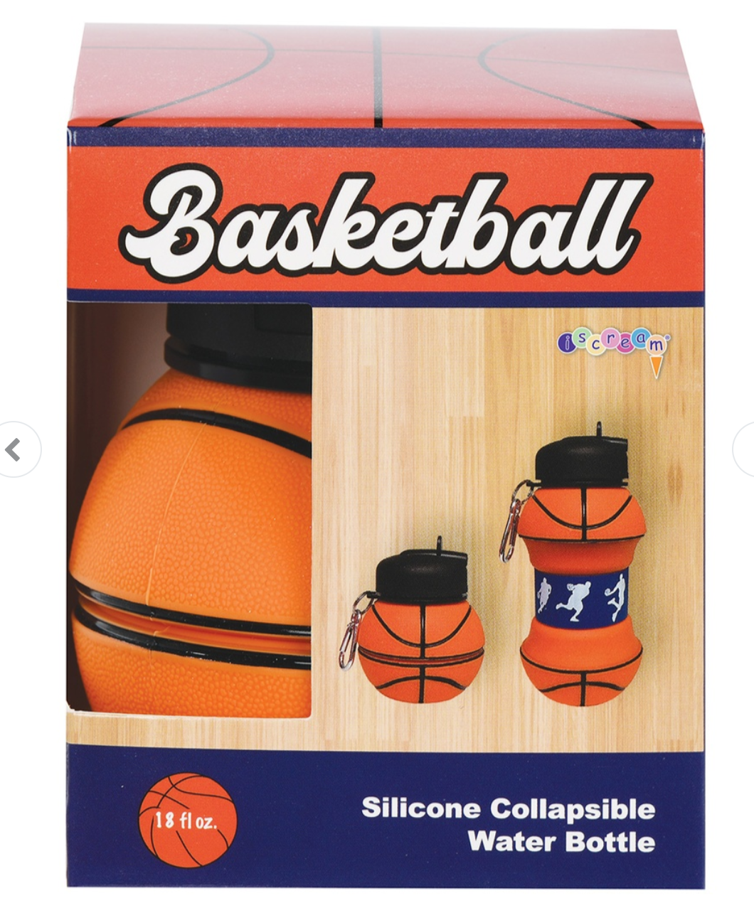 Basketball Collapsible Water Bottle