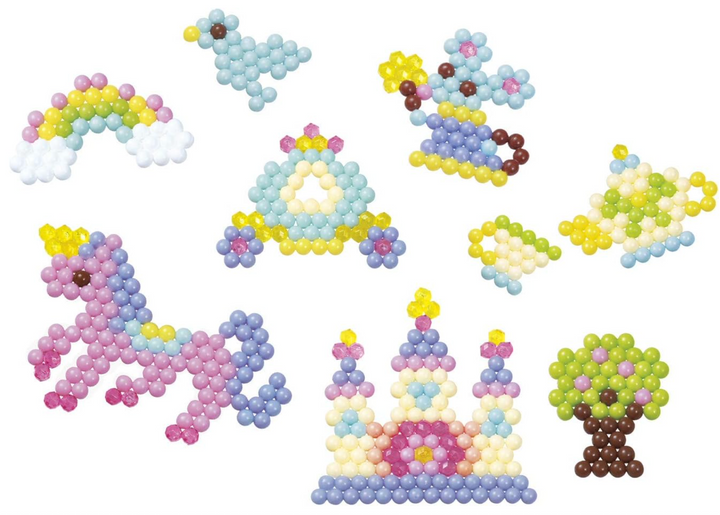 PASTEL FAIRY TALE SET AQUA BEADS - Victoria's Toy Station