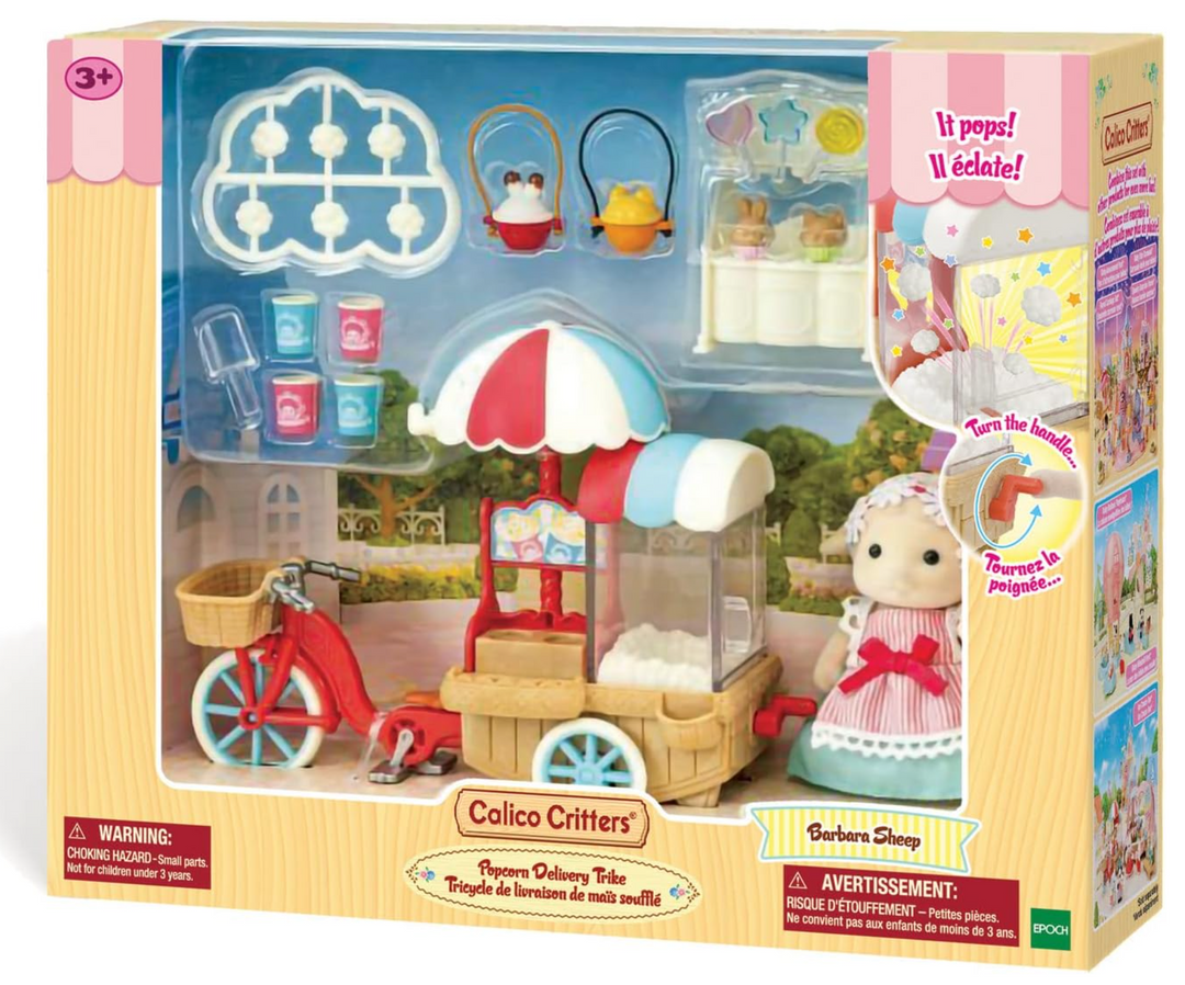 Calico Critters Popcorn Trike, Dollhouse Playset with Figure and Accessories