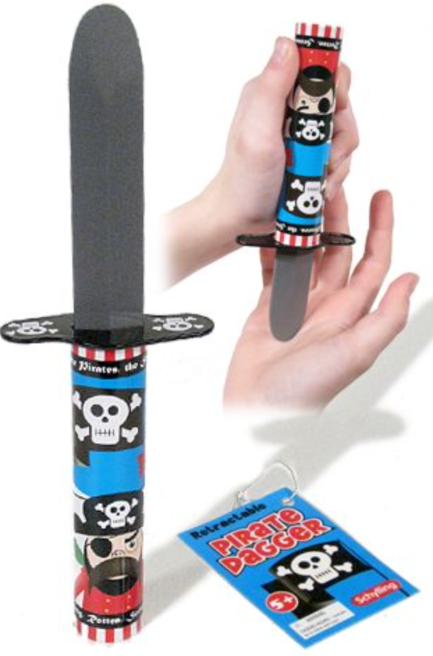 Pirate Dagger Trick Tin Toy