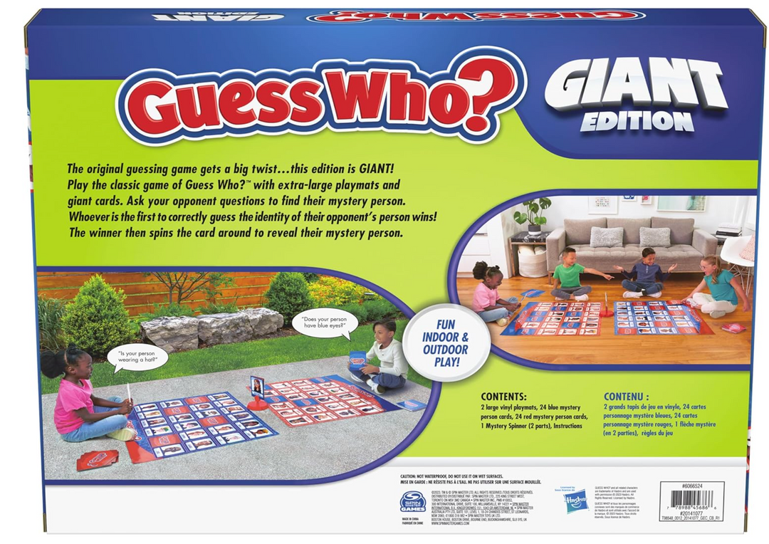 Guess Who? Giant Edition Game for Kids | Family Board - Victoria's Toy Station