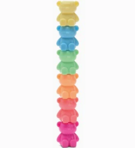 Gummy Bear Stackable Color Markers Set