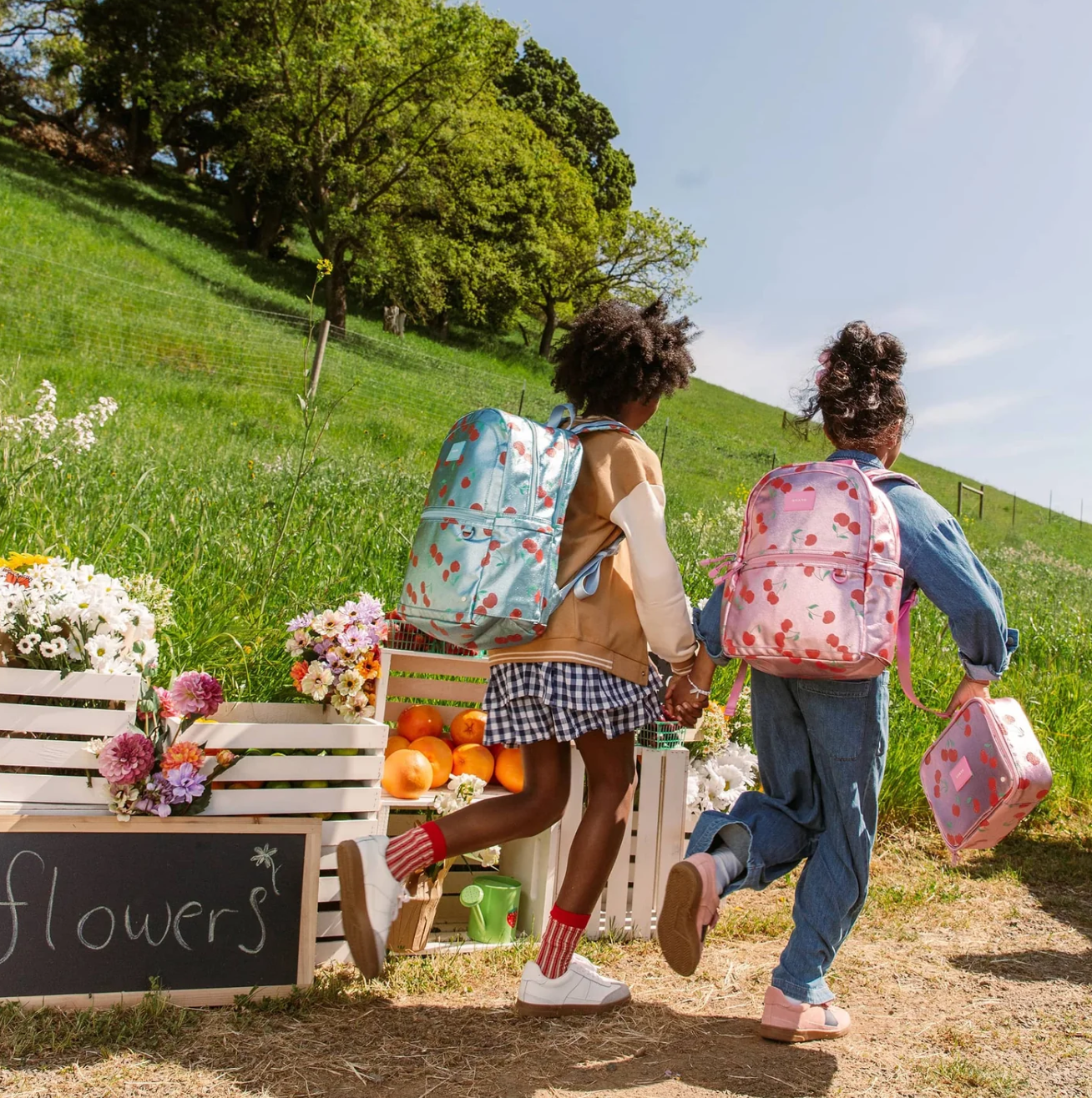 KANE DOUBLE POCKET OVERSIZED CHERRIES BACKPACK - Victoria's Toy Station