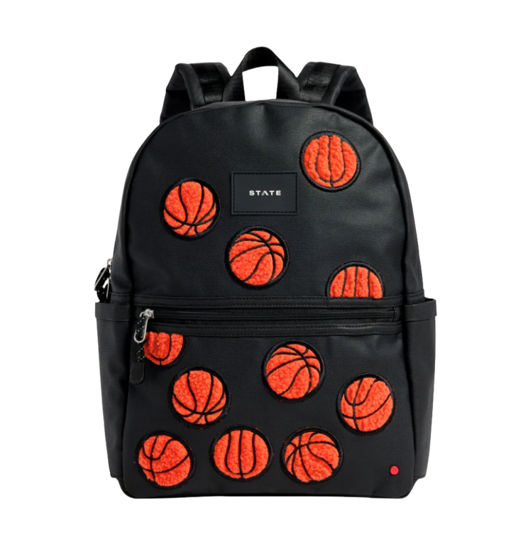 KANE DOUBLE POCKET OVERSIZED FUZZY BASKETBALLS BACKPACK - Victoria's Toy Station