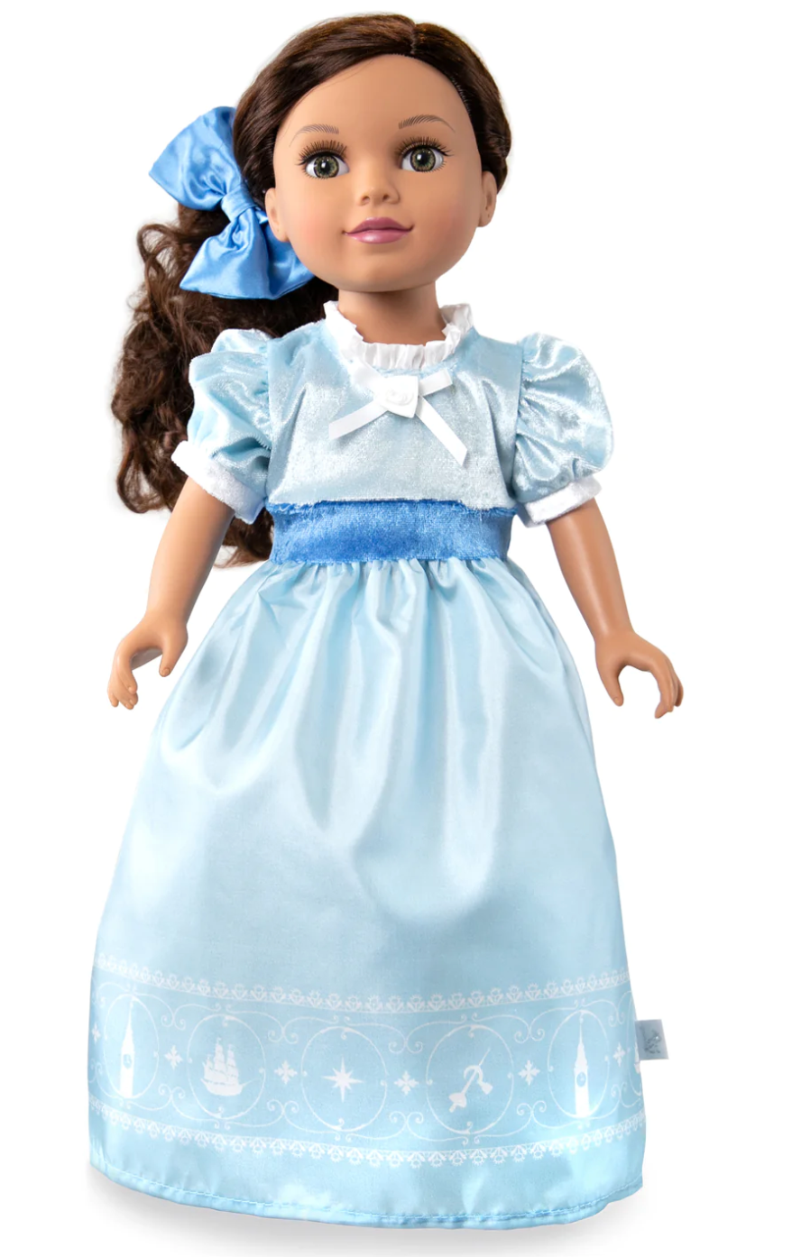 Doll Dress- Wendy Hair bow