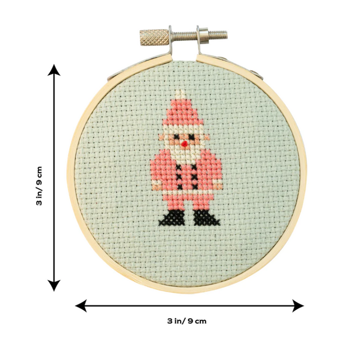 Christmas Santa Cross Stitch Kit