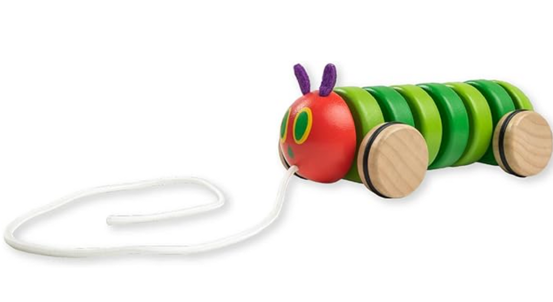 Eric Carle Wooden Pull Toy - Victoria's Toy Station