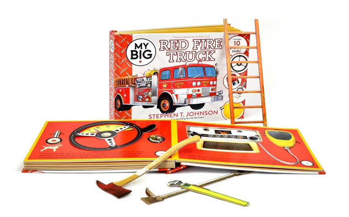 Red Fire Truck Pop Out Book
