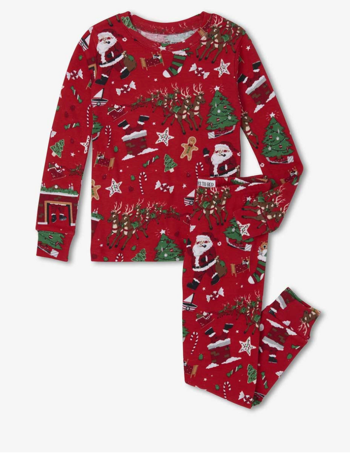 Red Twas The Night Before Christmas Pajama Set - Victoria's Toy Station