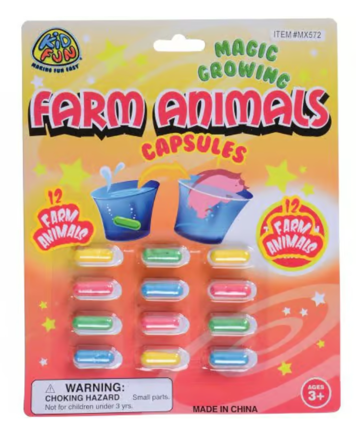 Farm Animals Magic Grow Capsules