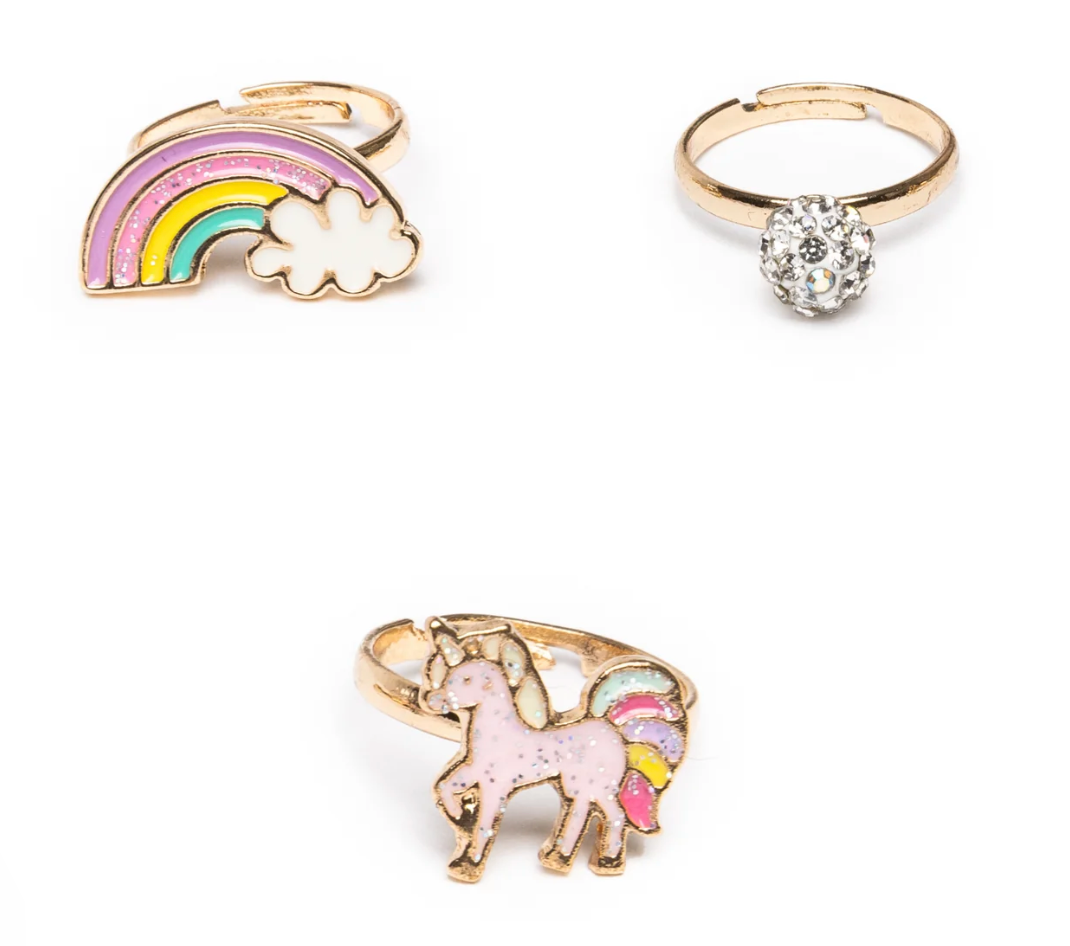 Boutique Unicorn Rainbow Rings