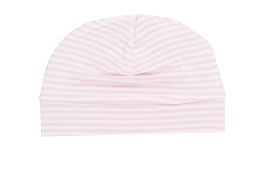 Pink Stripe Beanie Hat - Victoria's Toy Station