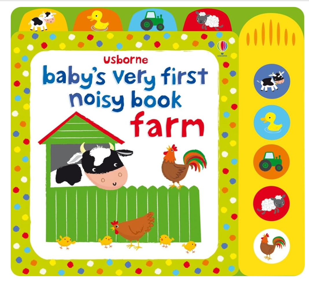 Baby's Very First Noisy Book Farm - Victoria's Toy Station