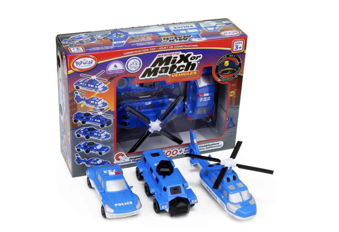 Mix or Match Police Vehicles - Victoria's Toy Station