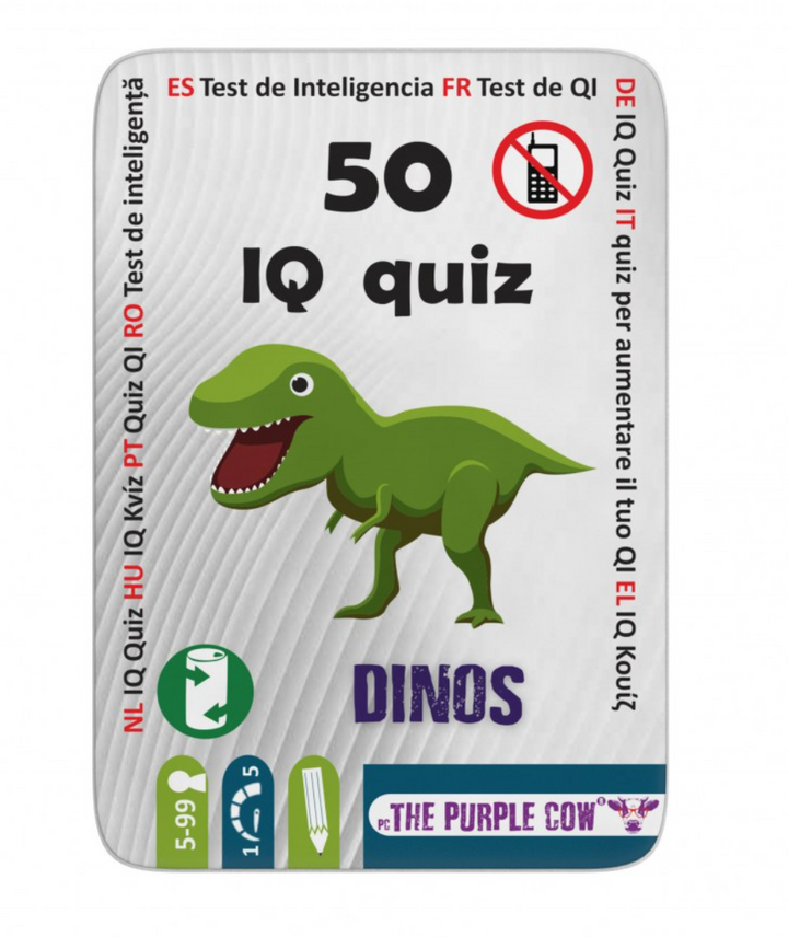 50 IQ Quiz Dinos - Victoria's Toy Station