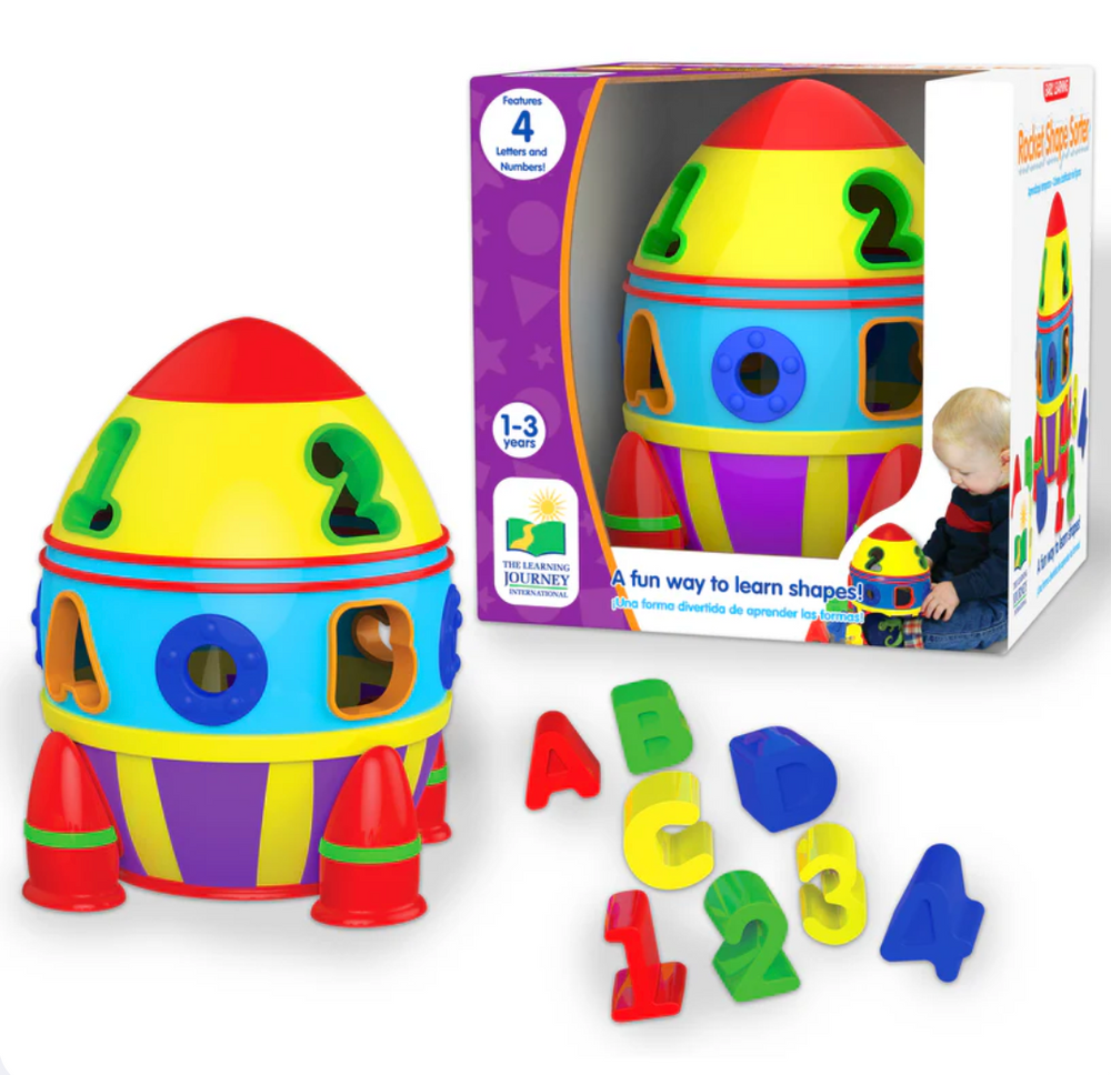 Rocket Shape Sorter - Victoria's Toy Station