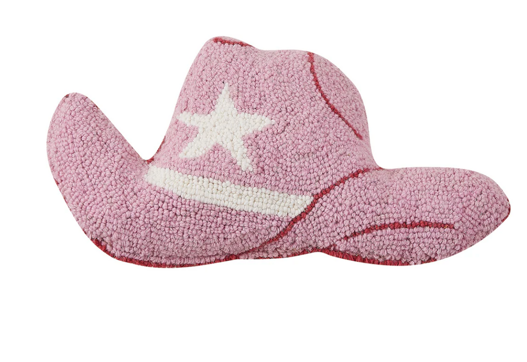 Pink Cowboy Hat Pillow - Victoria's Toy Station