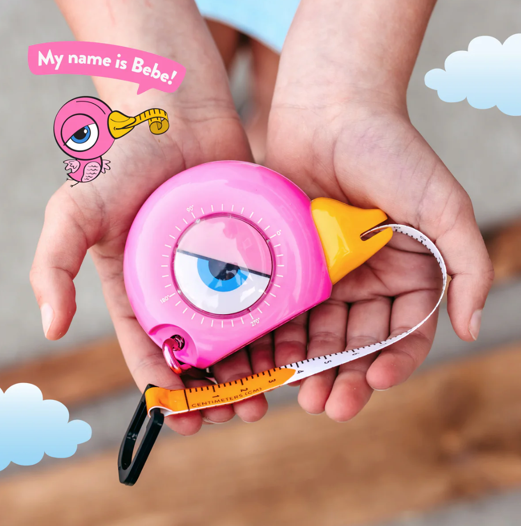 Bebe Pink Bird Tape Measure - Victoria's Toy Station