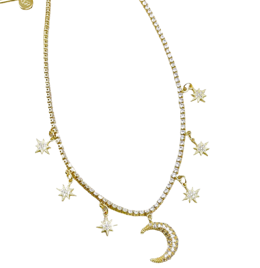 Gold Constellation Necklace - Victoria's Toy Station