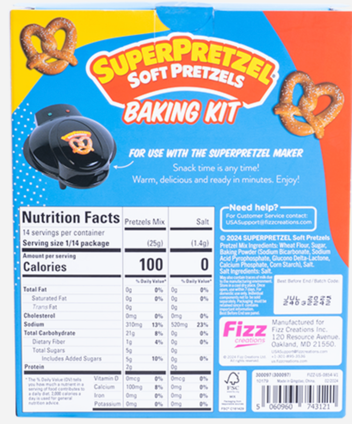 Super Pretzel Baking Kit - Victoria's Toy Station