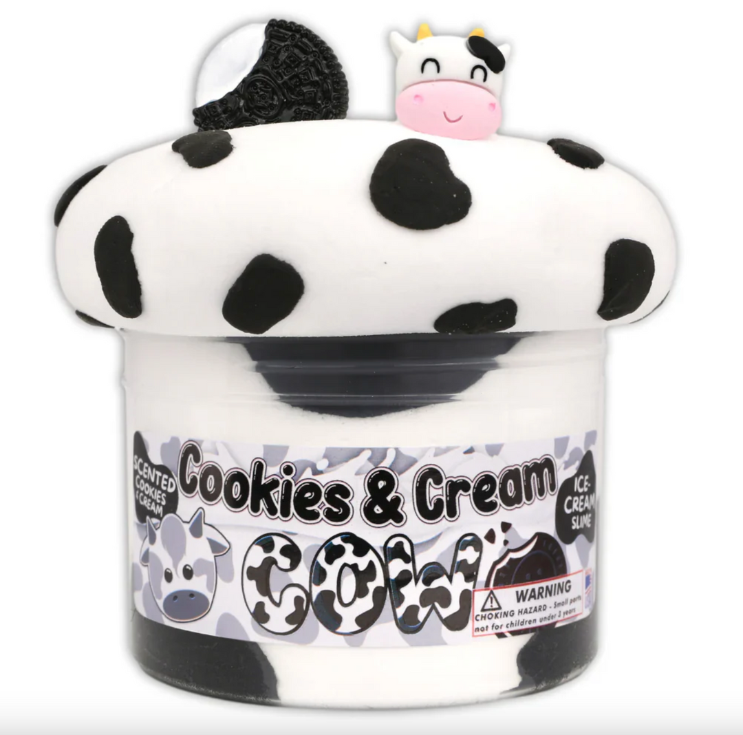 Cookie & Cream Cow Slime - Victoria's Toy Station