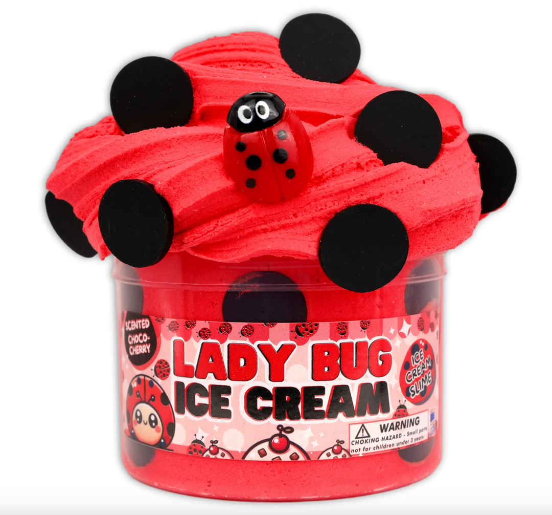 Lady Bug Ice Cream Slime - Victoria's Toy Station