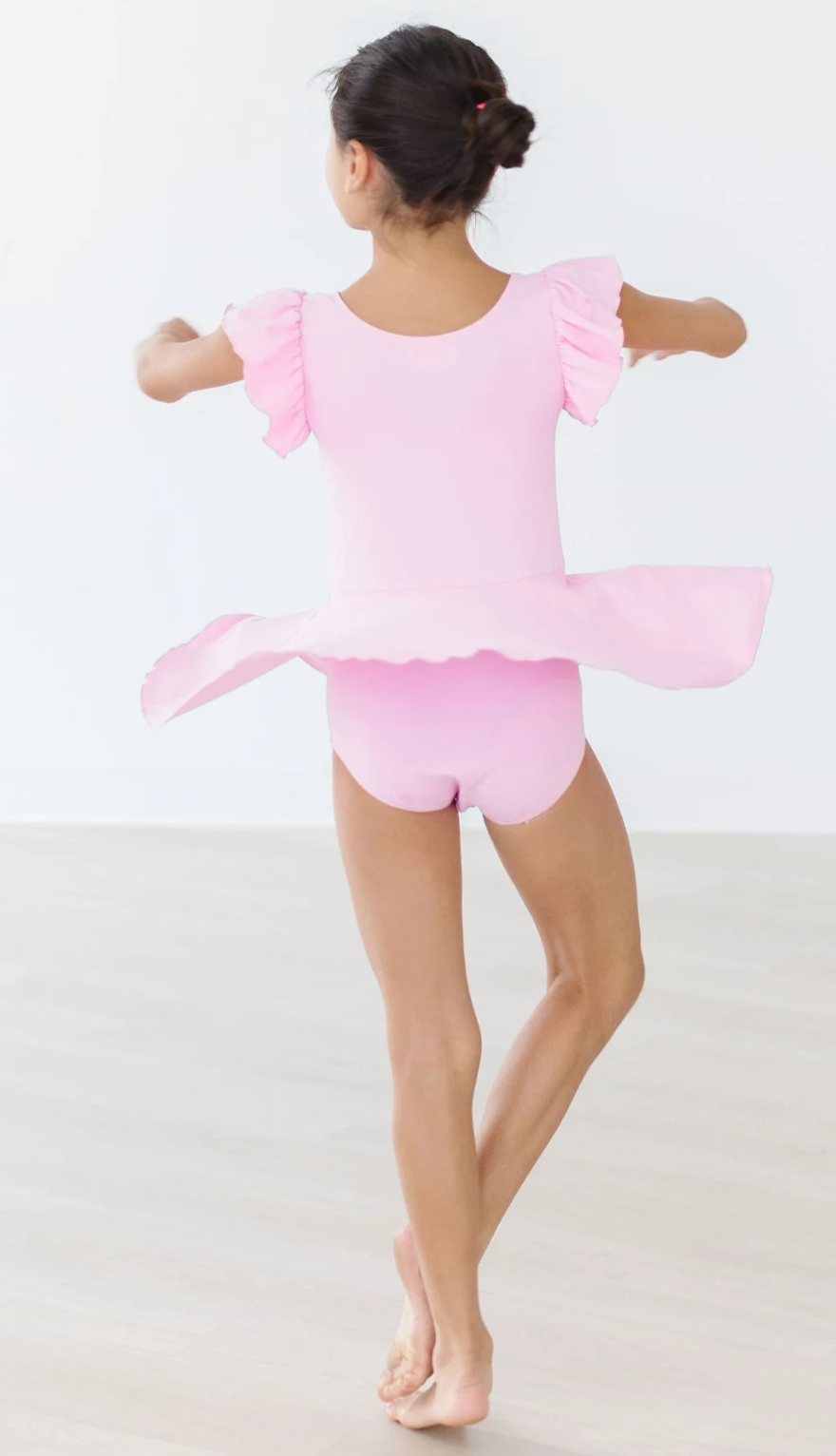 BUBBLEGUM PINK S/S TWIRL LEOTARD - Victoria's Toy Station