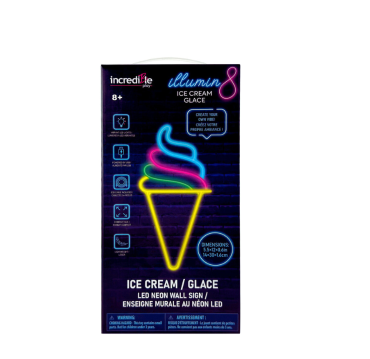 Ice Cream Neon LED Sign - Victoria's Toy Station