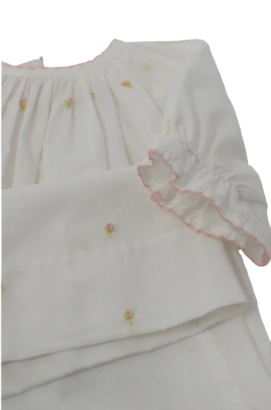 BABY AVA ROSE COTTON DAYGOWN - Victoria's Toy Station