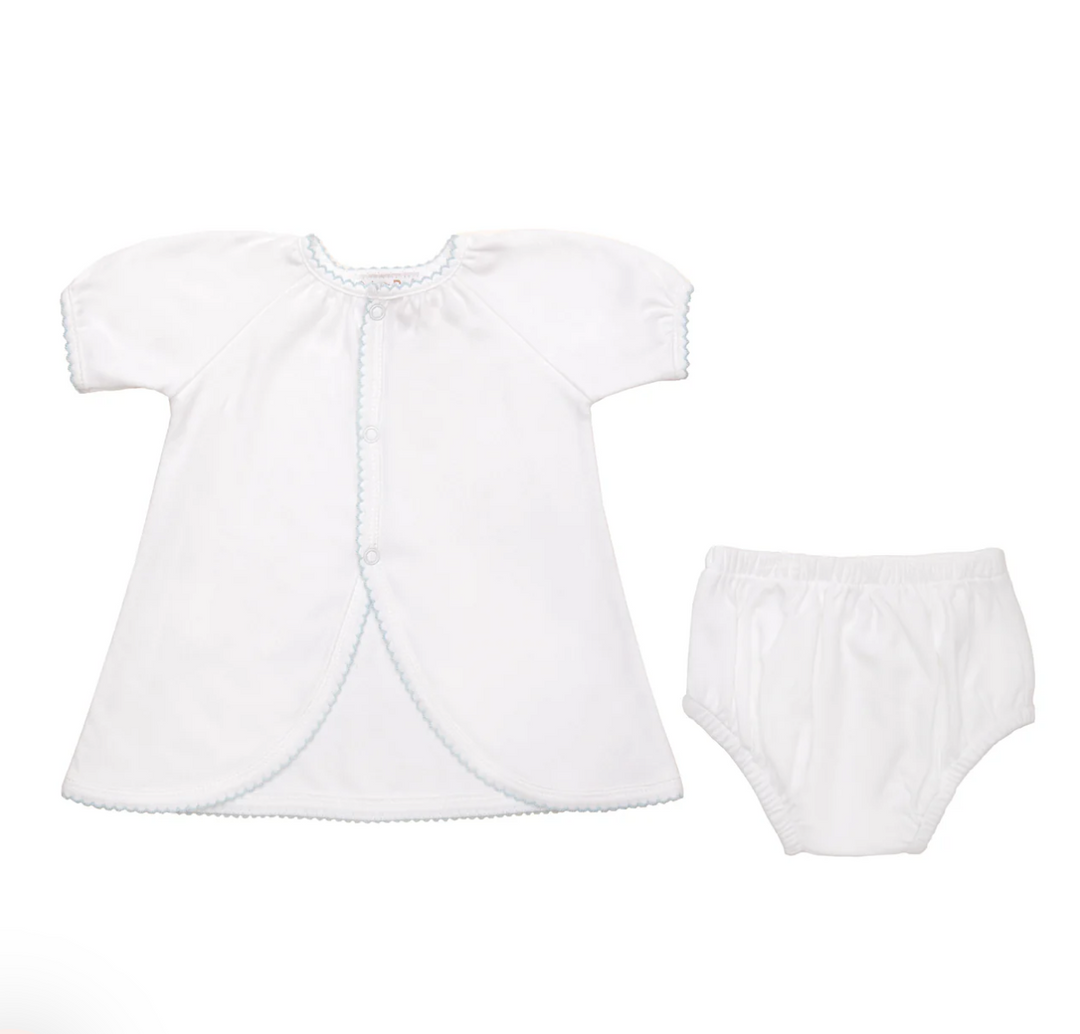 BABY COTTON KNIT SHORT SLEEVE DIAPER SET - Victoria's Toy Station