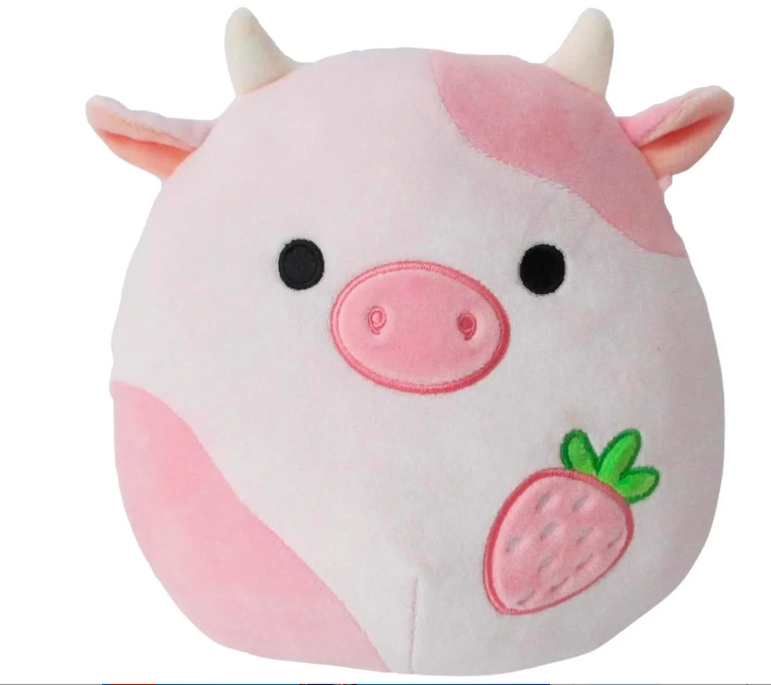 Squishmallows Reshma The 8" Pink Strawberry Cow - Victoria's Toy Station