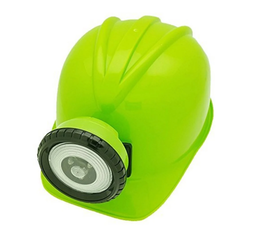 Lime Miner Helmet - Victoria's Toy Station