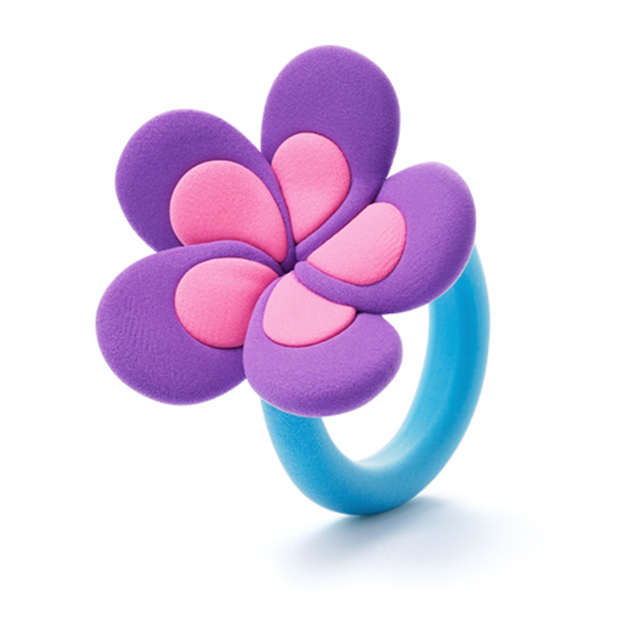 Hey Clay Bijou Flower Rings - Victoria's Toy Station