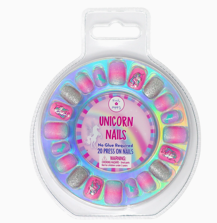 Unicorn Press On Nails | Pack of 6 - Victoria's Toy Station