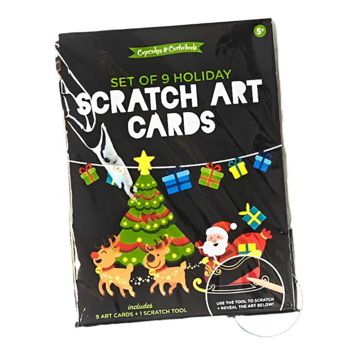 Christmas Scratch Art Cards - Victoria's Toy Station