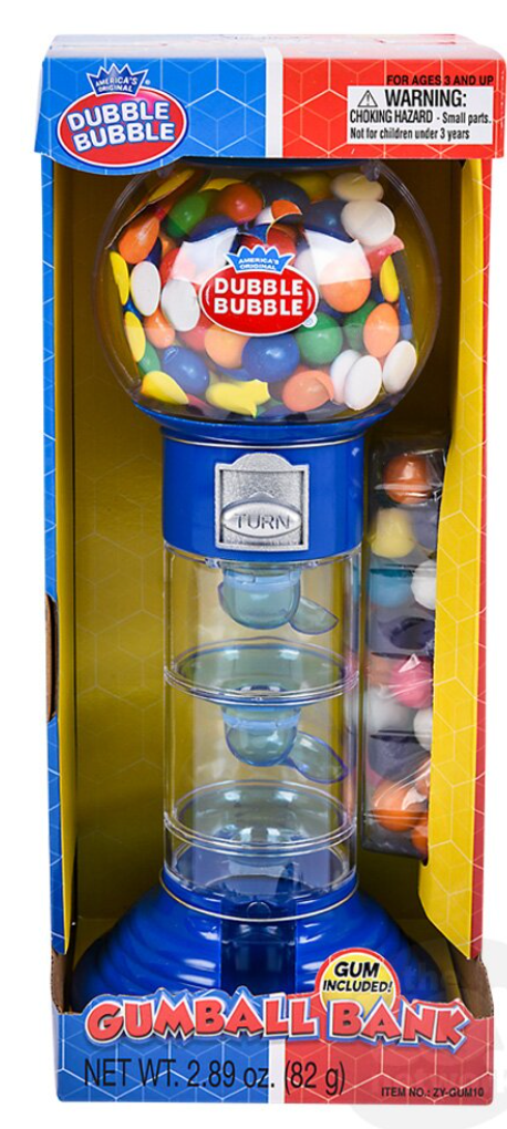 10.50" Spiral Fun Gumball Bank - Victoria's Toy Station