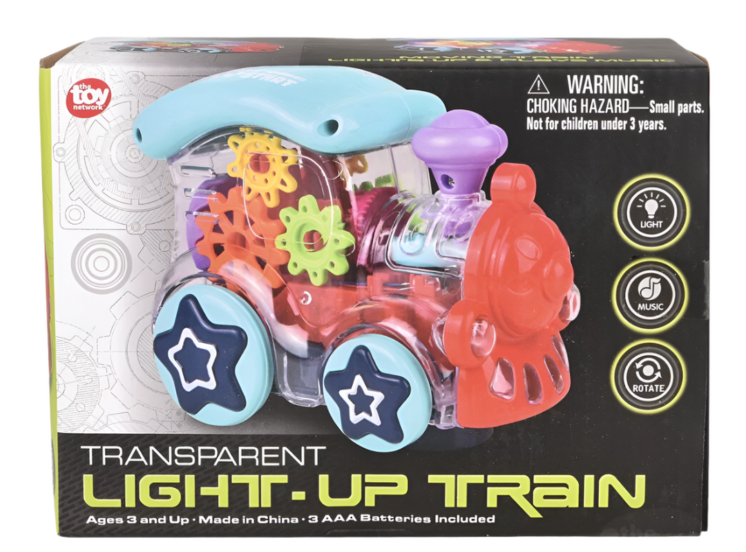 6.75"Light Up Transparent Train - Victoria's Toy Station