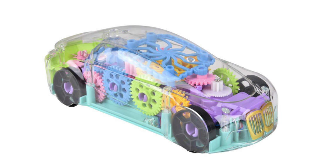 8" Light Up Transparent Car - Victoria's Toy Station