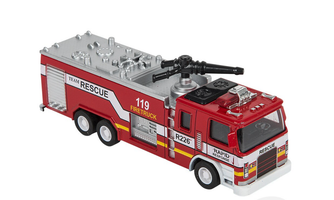 7" Light and Sound Fire Engine - Victoria's Toy Station