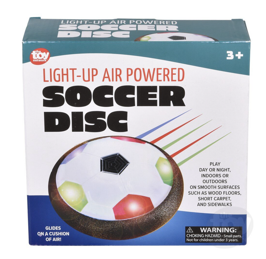 Glow Air Power Soccer Disk - Victoria's Toy Station