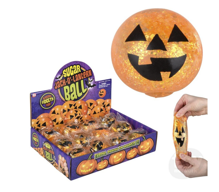 Jack O' Lantern Squeezy Ball - Victoria's Toy Station