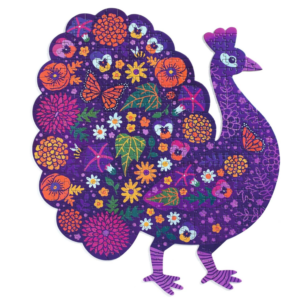 Puzz Art Peacock 500pc - Victoria's Toy Station