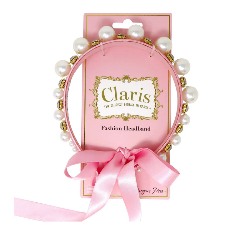 Claris Jewelled Pearl Headband