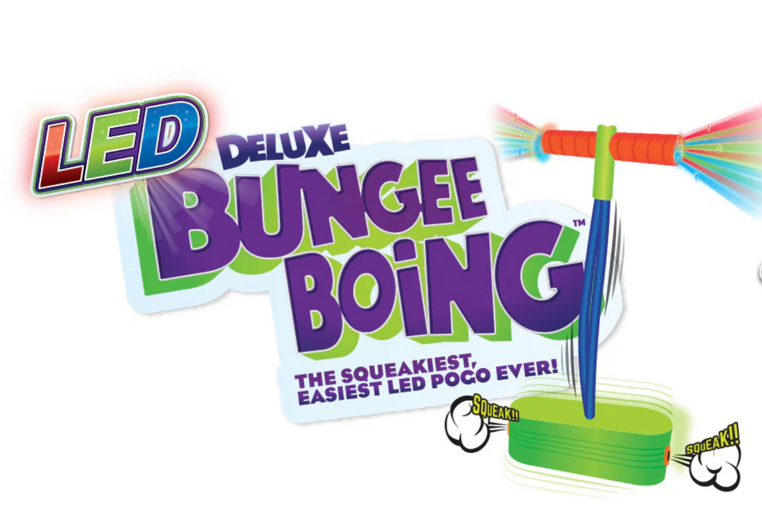 Jumparoo LED Deluxe Bungee Boing Jump & Squeak Pogo