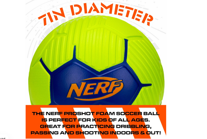 Nerf Foam 7" Soccer Ball